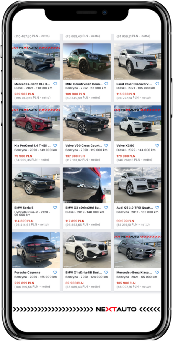 Podgląd oferty na telefonie